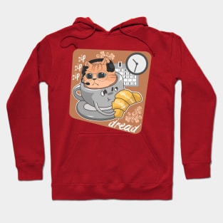 Embrace the Existential Dread Cat Hoodie